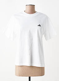 Tricou elasticitate mâneci scurte alb ADIDAS femme