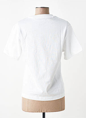 Tricou elasticitate mâneci scurte alb ADIDAS femeie