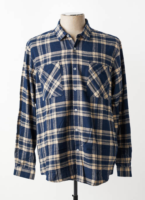 Cămașă cu mâneci lungi imprimeu scoțian albastru LEE COOPER homme