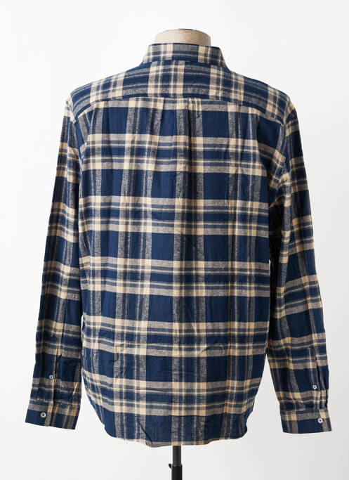 Cămașă cu mâneci lungi imprimeu scoțian albastru LEE COOPER homme