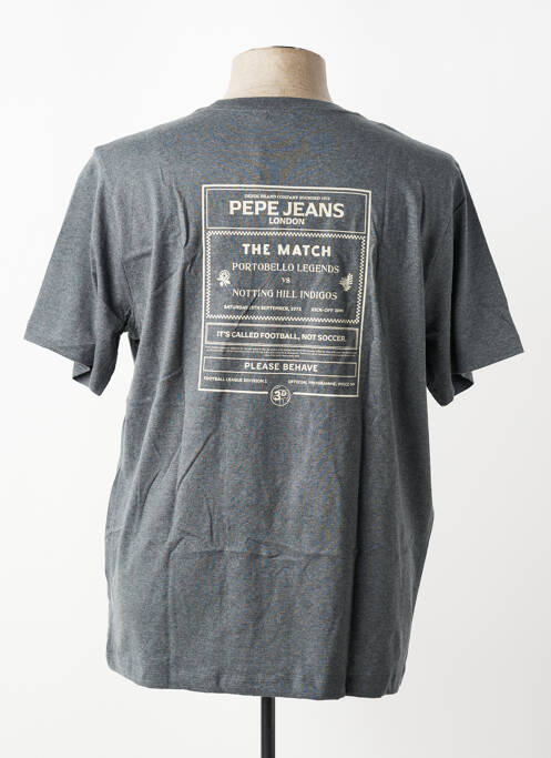 Tricou elasticitate mâneci scurte gri PEPE JEANS homme