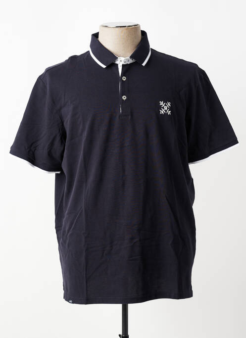 Polo elasticitate mâneci scurte albastru OXBOW homme