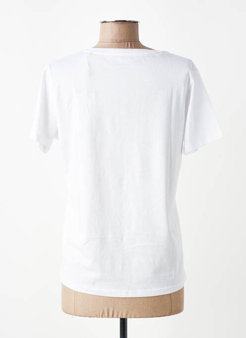 Tricou guler în v mâneci scurte alb PEPE JEANS femme