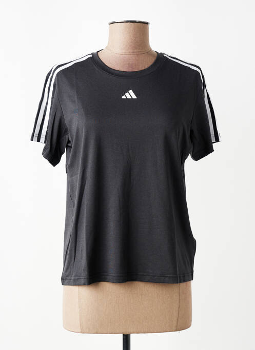 Tricou serigrafie mâneci scurte negru ADIDAS femme