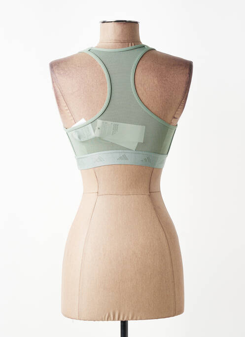 Sutien fără armatură sutien cu susținere înaltă și burete detașabil verde ADIDAS femme