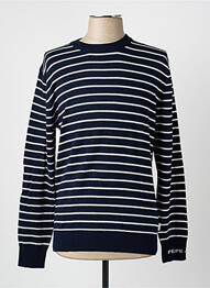 Pulover guler rotund mâneci lungi albastru PEPE JEANS bărbat