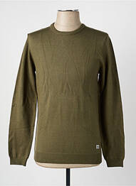 Pulover guler rotund mâneci lungi verde LEE COOPER bărbat