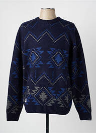 Pulover guler rotund mâneci lungi albastru OXBOW homme