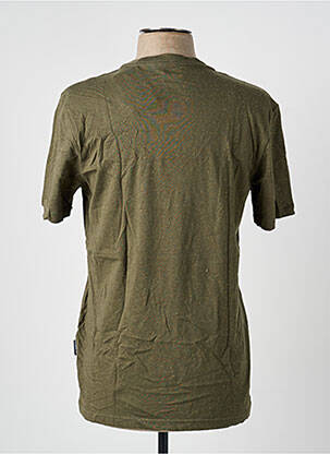 Tricou broderie mâneci scurte verde QUIKSILVER bărbat