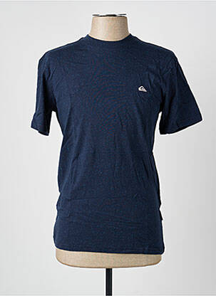 Tricou broderie mâneci scurte albastru QUIKSILVER bărbat