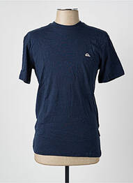 Tricou broderie mâneci scurte albastru QUIKSILVER homme