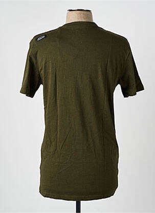Tricou croială cambrată mâneci scurte verde OXBOW bărbat
