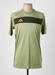 Tricou croială cambrată mâneci scurte verde ADIDAS homme