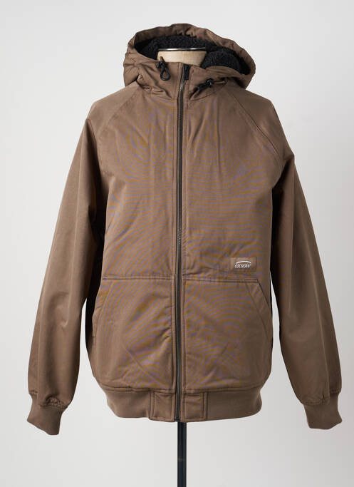 Parka finisaj interior cu căptușeală din polar cu glugă maro OXBOW homme