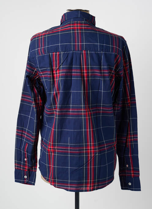 Cămașă cu mâneci lungi imprimeu carouri albastru PEPE JEANS homme