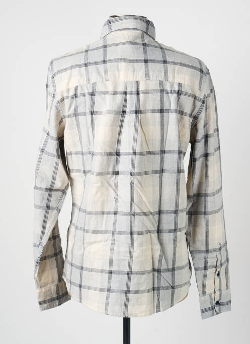 Cămașă cu mâneci lungi imprimeu carouri gri PEPE JEANS homme