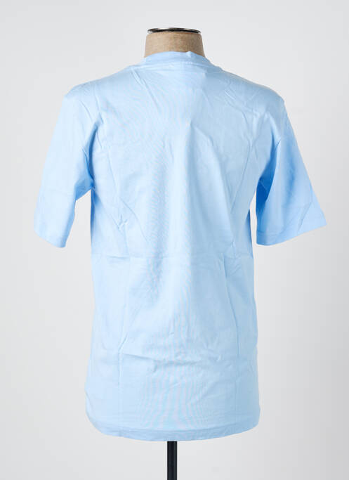Tricou broderie mâneci scurte albastru ADIDAS homme