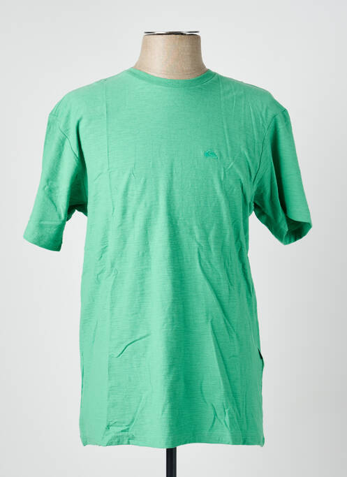 Tricou croială dreaptă mâneci scurte verde QUIKSILVER homme