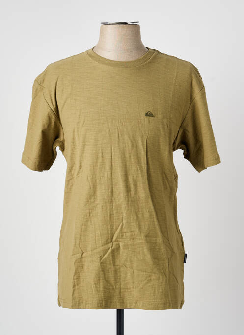 Tricou croială dreaptă mâneci scurte verde închis QUIKSILVER homme
