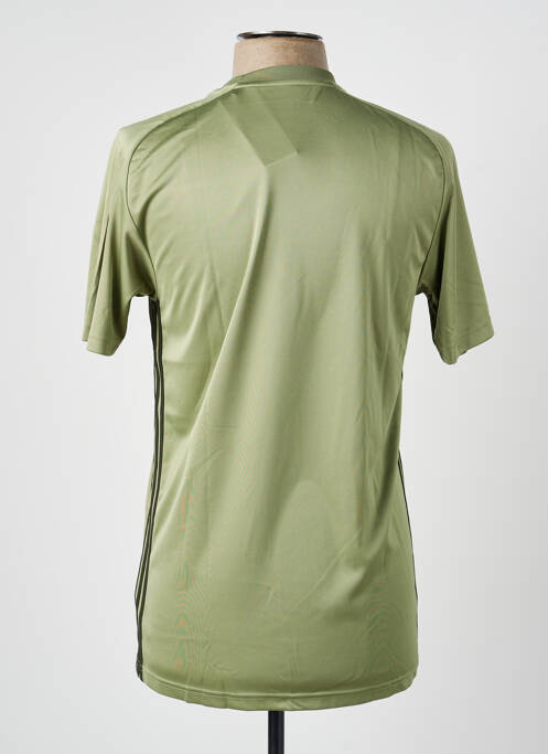 Tricou croială cambrată mâneci scurte verde ADIDAS homme