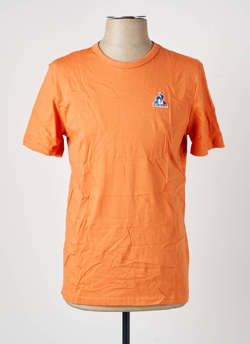 Tricou broderie mâneci scurte portocaliu LE COQ SPORTIF homme