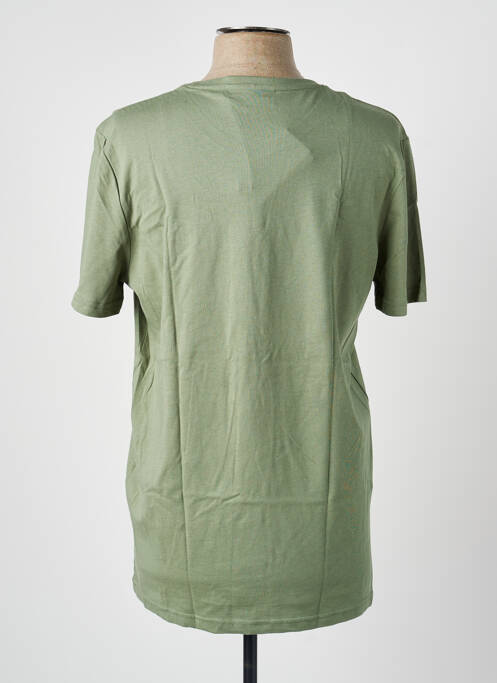 Tricou croială dreaptă mâneci scurte verde LEE COOPER homme