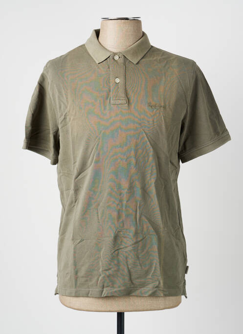 Polo croială cambrată mâneci scurte verde PEPE JEANS homme