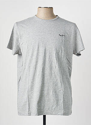 Tricou elasticitate mâneci scurte gri PEPE JEANS homme