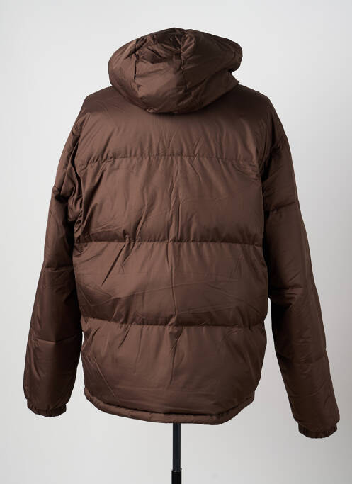 Geacă matlasată mâneci lungi cu glugă maro QUIKSILVER homme