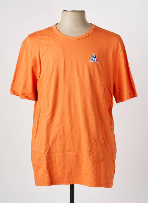 Tricou croială dreaptă mâneci scurte portocaliu LE COQ SPORTIF homme