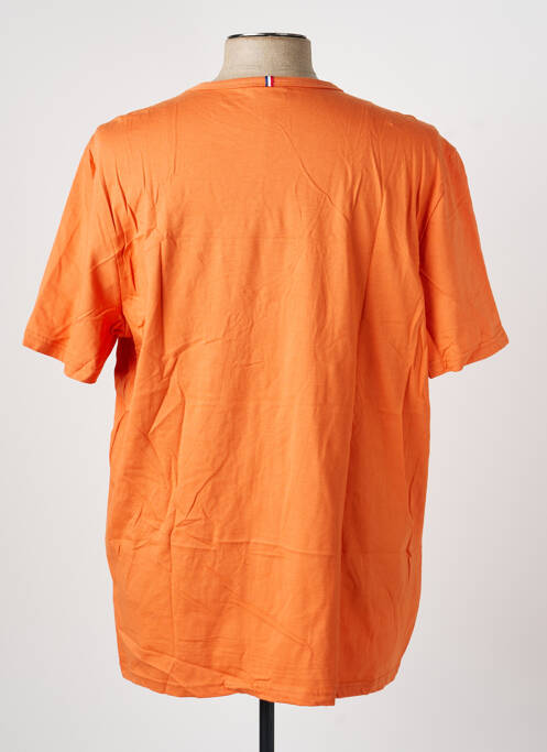 Tricou croială dreaptă mâneci scurte portocaliu LE COQ SPORTIF homme