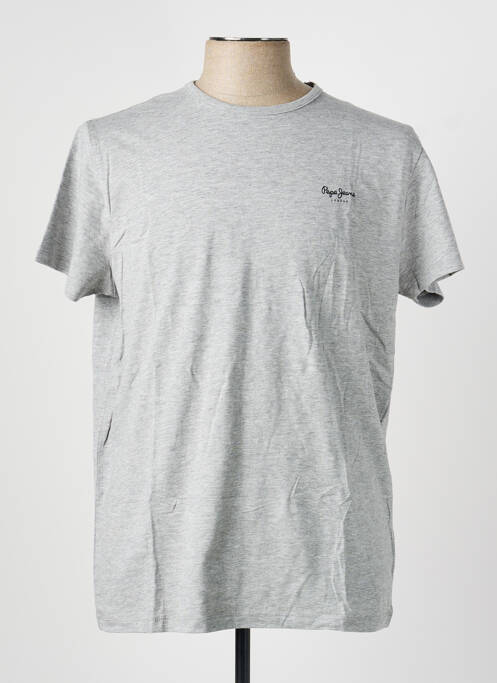 Tricou elasticitate mâneci scurte gri PEPE JEANS homme