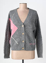 Vestă cu mâneci lungi elasticitate gri PEPE JEANS femme