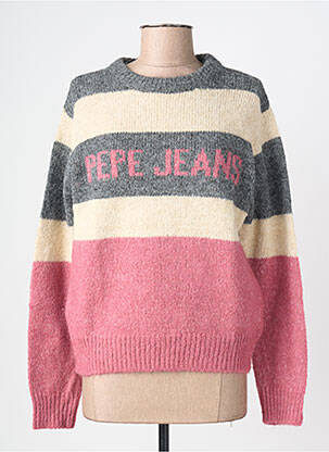 Pulover țesătură melanj mâneci lungi roz PEPE JEANS femeie