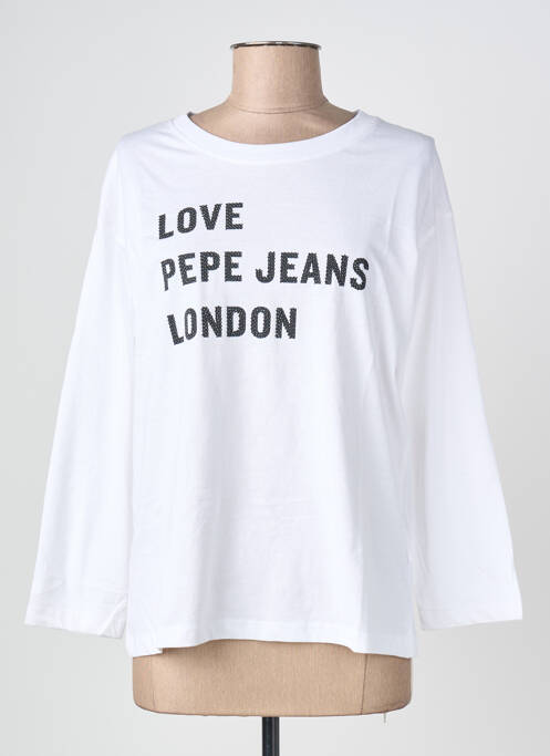 Tricou mâneci lungi mâneci lungi alb PEPE JEANS femme