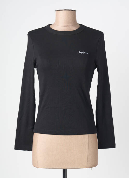 Tricou mâneci lungi mâneci lungi negru PEPE JEANS femme