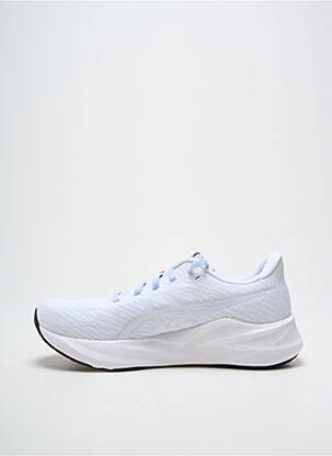 Adidași vârf rotund toc de 4 la 6 cm alb ASICS femeie