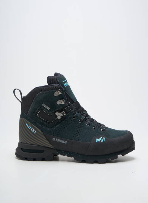 Adidași vârf rotund toc plat până la 3 cm albastru MILLET femme