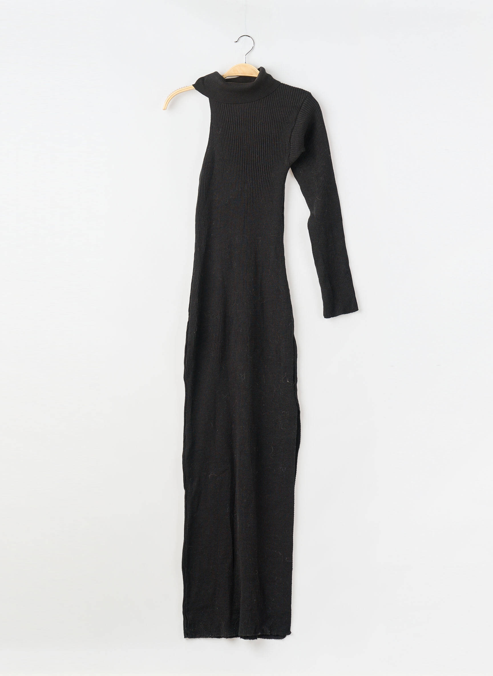 Rochie pulover elasticitate mâneci lungi negru NASTY GAL femeie