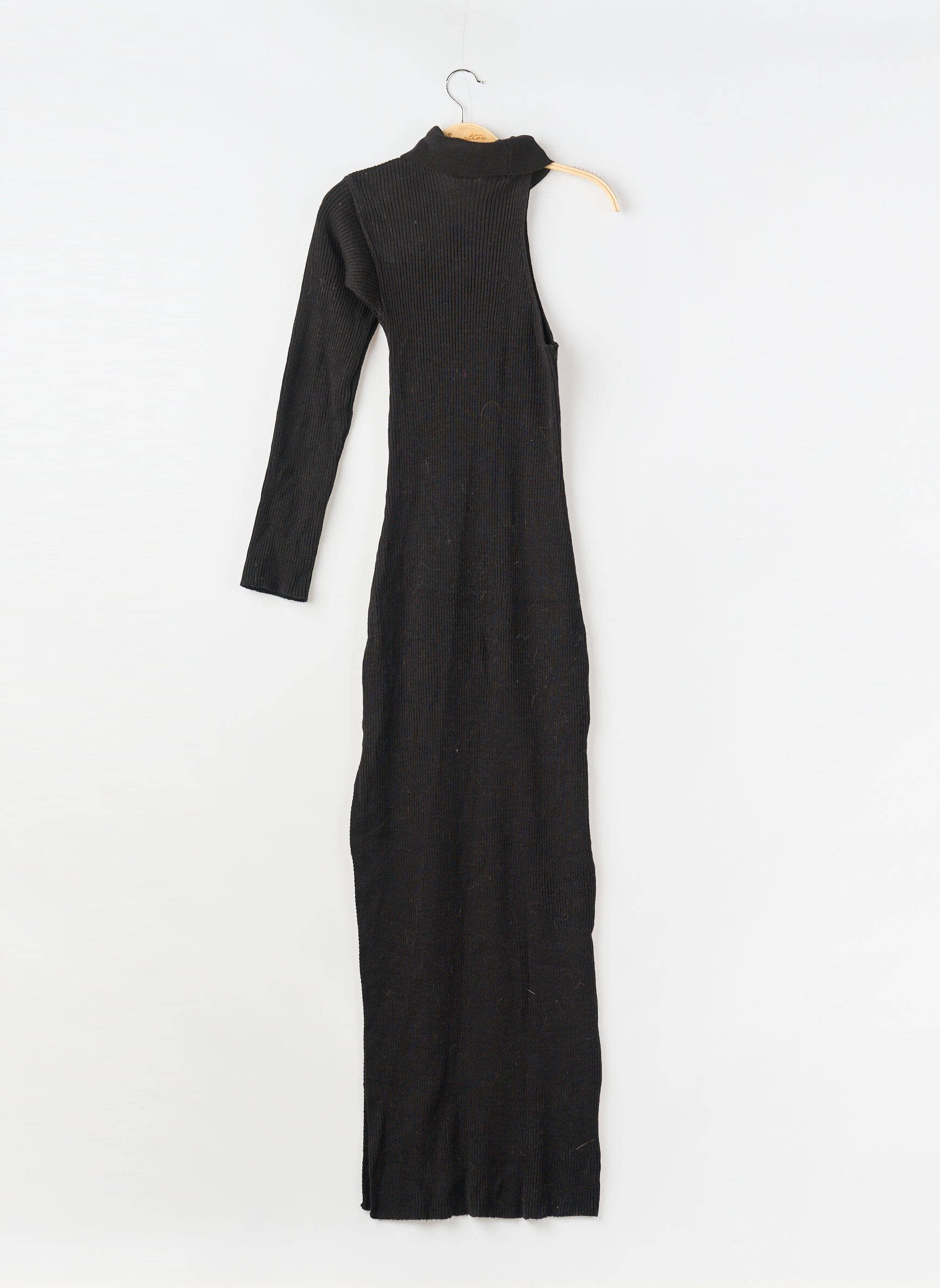 Rochie pulover elasticitate mâneci lungi negru NASTY GAL femeie