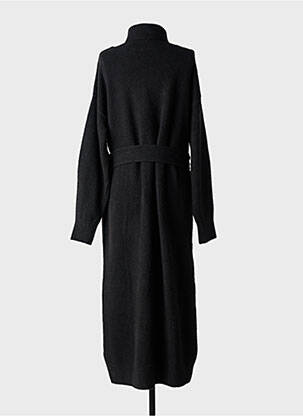 Rochie pulover elasticitate mâneci lungi negru YAYA femeie