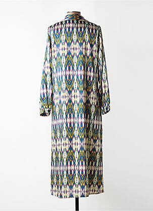 Rochie lungă mâneci lungi mâneci lungi verde TOUPY femeie
