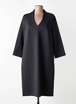 Rochie midi mâneci 3/4 mâneci 3/4 negru CATNOIR femeie