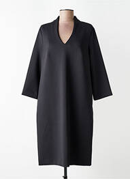 Rochie midi mâneci 3/4 mâneci 3/4 negru CATNOIR femme