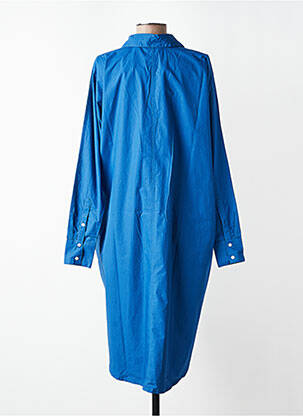Rochie midi mâneci lungi mâneci lungi albastru MKT STUDIO femeie