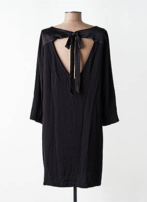Rochie scurtă mâneci 3/4 mâneci 3/4 negru IDANO femeie