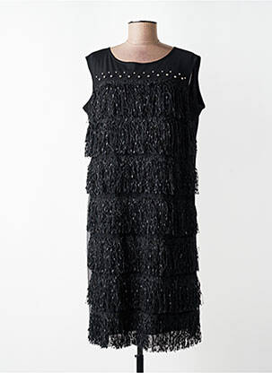 Rochie midi fără mâneci fără mâneci negru LIU JO femeie