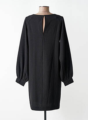 Rochie scurtă mâneci lungi mâneci lungi negru ICHI femeie