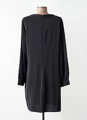 Rochie scurtă croială fluidă mâneci lungi negru ANONYME DESIGNERS femeie