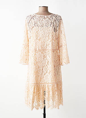 Rochie midi mâneci 3/4 mâneci 3/4 roz MARC AUREL femeie